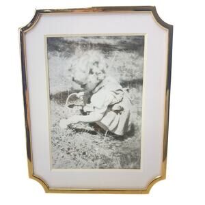 Kate Spade Sullivan Street Gold 5x7 Photo Frame White Mat Gold Trim
